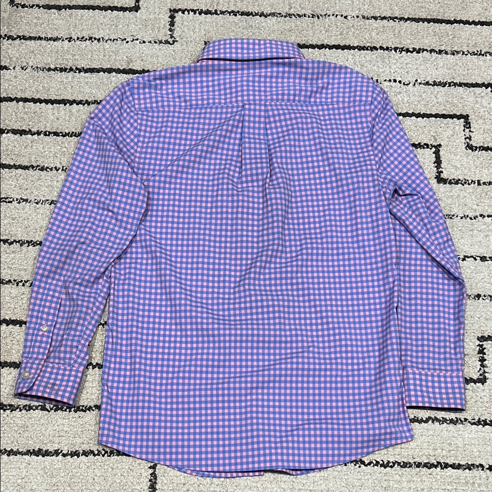 Vineyard Vines Pink and Blue Gingham Button-Down Shirt - Picture 7 of 7